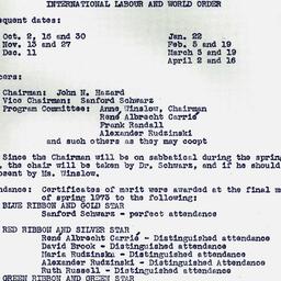 Announcements, 1974-04-18. ...