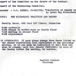 Announcements, 1974-04-16. ...
