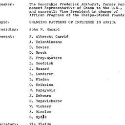 Minutes, 1973-11-13. The Pr...