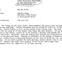 Announcements, 1994-02-15. ...