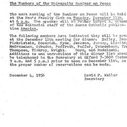 Minutes, 1956-11-27. The Pr...