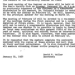 Minutes, 1957-01-08. The Pr...