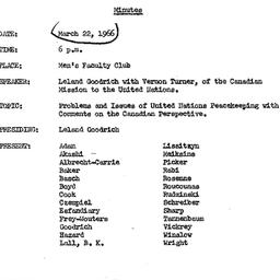 Minutes, 1966-03-22. The Pr...