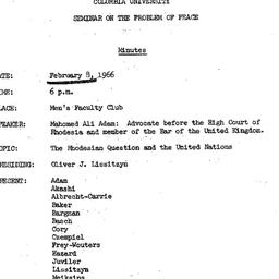Minutes, 1966-02-08. The Pr...