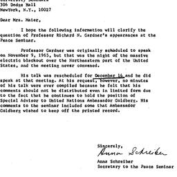 Correspondence, 1965-09-23....
