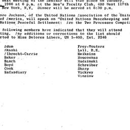 Announcements, 1966-04-05. ...