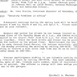 Announcements, 1982-01-26. ...