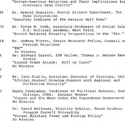Schedules, The Problem of P...