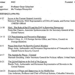 Schedules, The Problem of P...