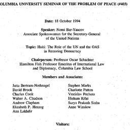 Minutes, 1994-10-18. The Pr...