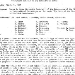 Minutes, 1981-03-31. The Pr...