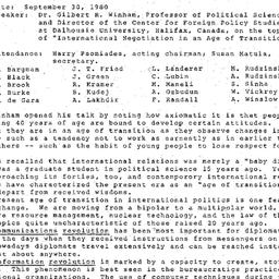 Minutes, 1980-09-30. The Pr...