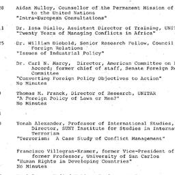 Schedules, The Problem of P...