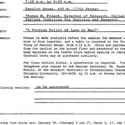 Announcements, 1980-12-09. ...