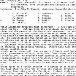 Minutes, 1981-01-20. The Pr...