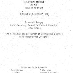 Minutes, 1988-09-27. The Pr...
