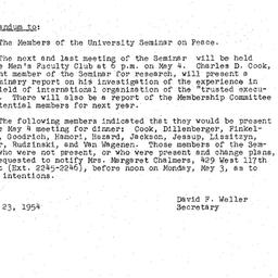 Minutes, 1954-04-20. The Pr...