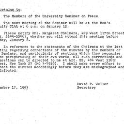 Minutes, 1953-12-15. The Pr...