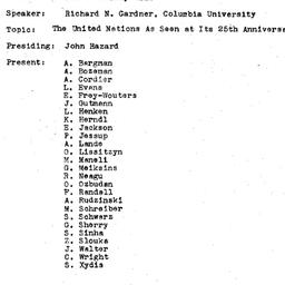 Minutes, 1970-10-06. The Pr...
