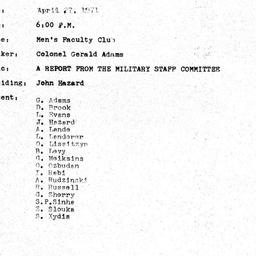 Minutes, 1971-04-27. The Pr...