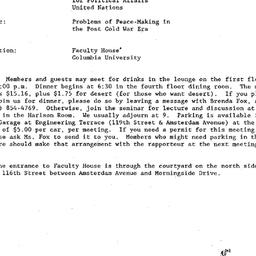 Announcements, 1996-01-23. ...