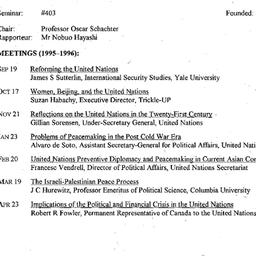 Schedules, The Problem of P...
