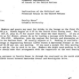 Announcements, 1996-04-23. ...