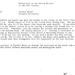 Announcements, 1995-11-21. ...