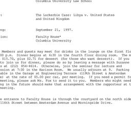 Announcements, 1997-10-21. ...