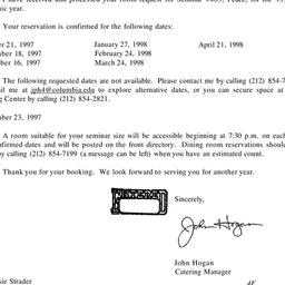 Correspondence, 1998-06-09....