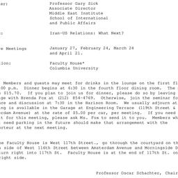 Announcements, 1998-01-27. ...