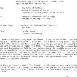 Announcements, 1998-01-27. ...