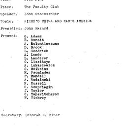 Minutes, 1972-02-22. The Pr...