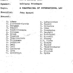 Minutes, 1971-11-09. The Pr...