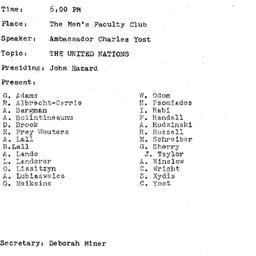 Minutes, 1971-11-23. The Pr...