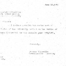 Correspondence, 1972-06-13....