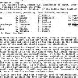 Minutes, 1979-10-16. The Pr...