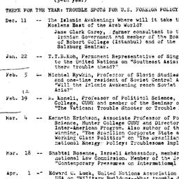 Announcements, 1979-11-27. ...