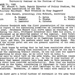 Minutes, 1980-03-31. The Pr...