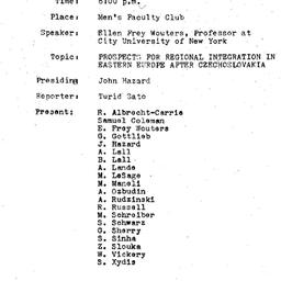 Minutes, 1969-11-11. The Pr...