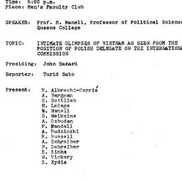 Minutes, 1969-12-09. The Pr...