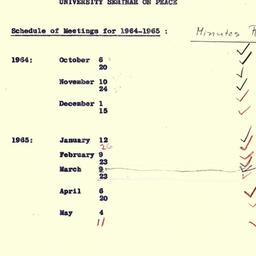 Schedules, The Problem of P...