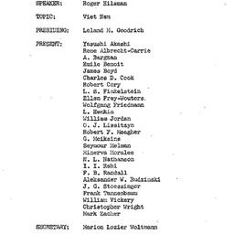 Minutes, 1964-10-20. The Pr...
