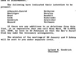 Announcements, 1965-02-23. ...