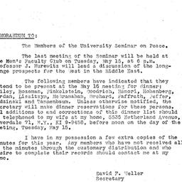 Minutes, 1956-05-01. The Pr...
