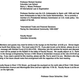 Announcements, 1999-04-13. ...