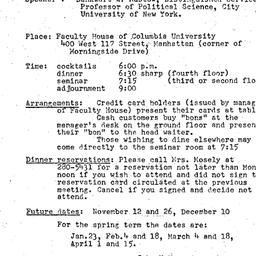 Announcements, 1974-10-16. ...