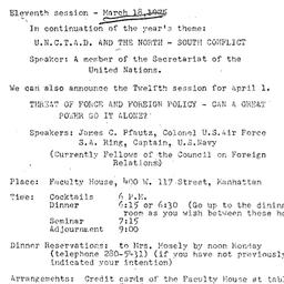 Announcements, 1975-02-05. ...