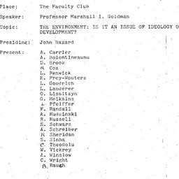 Minutes, 1972-09-19. The Pr...