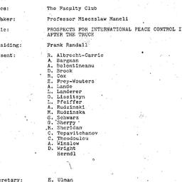 Minutes, 1973-01-23. The Pr...